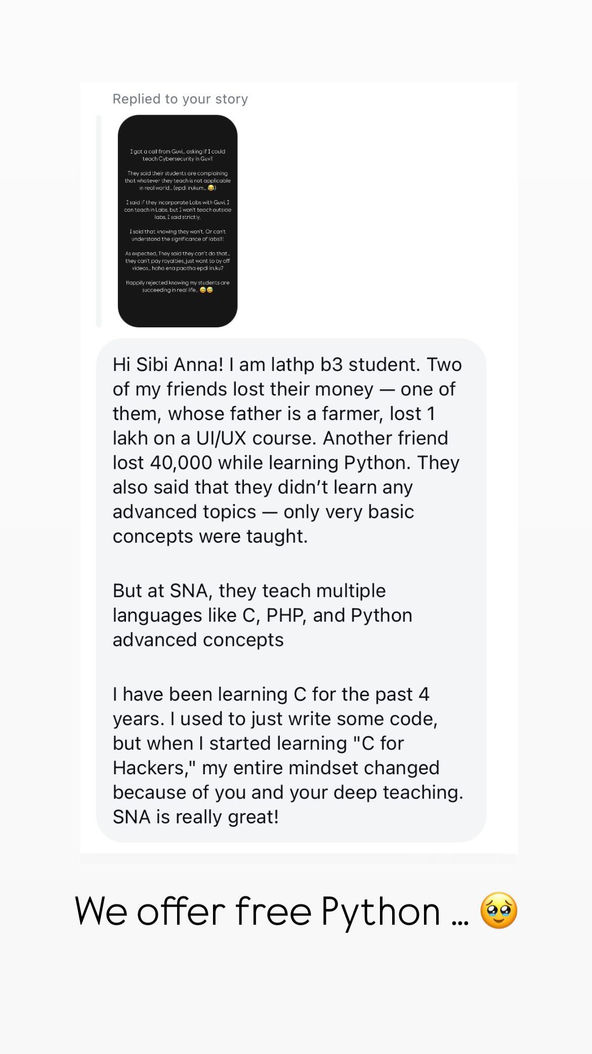 SNA student