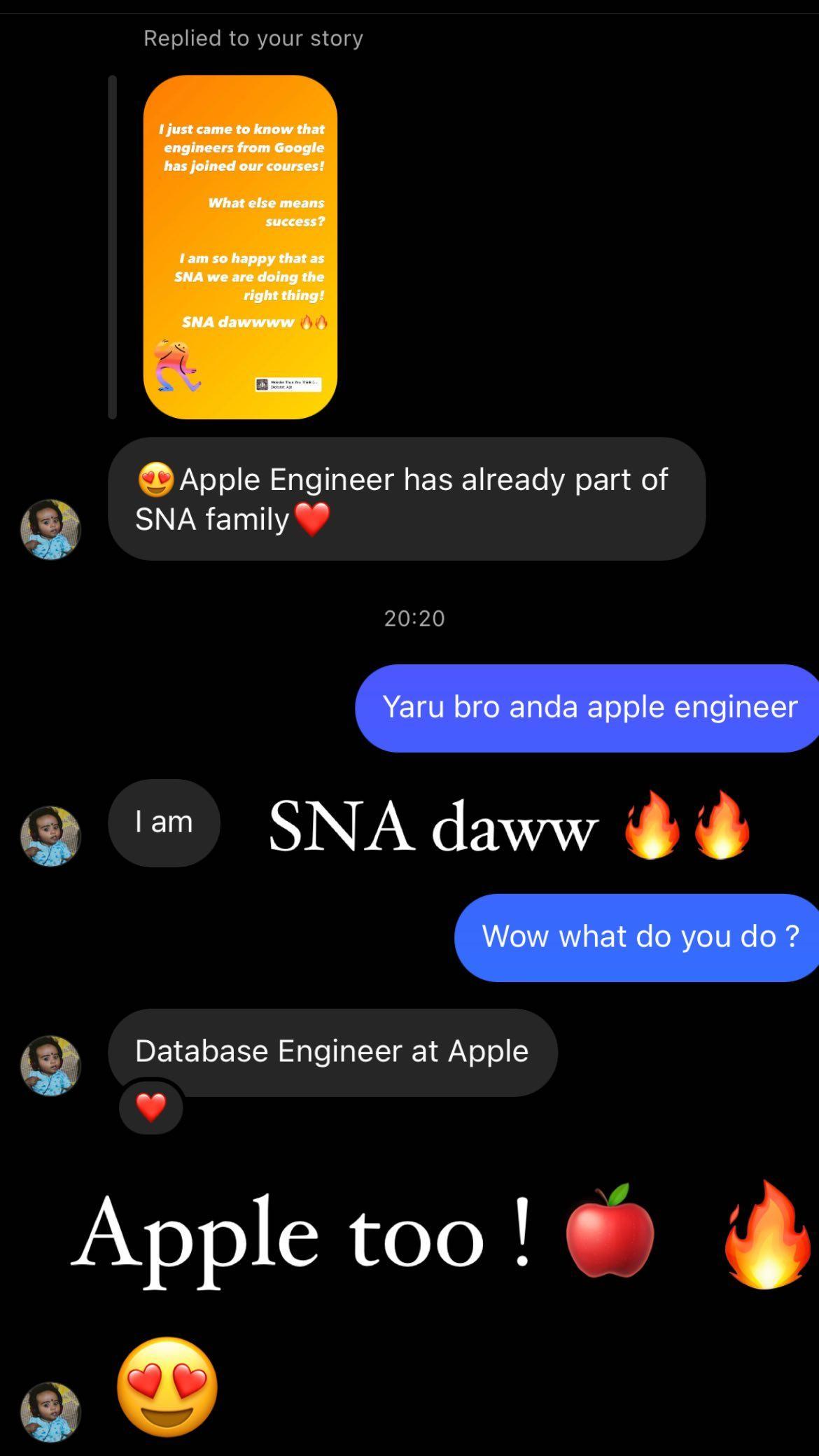 SNA student review