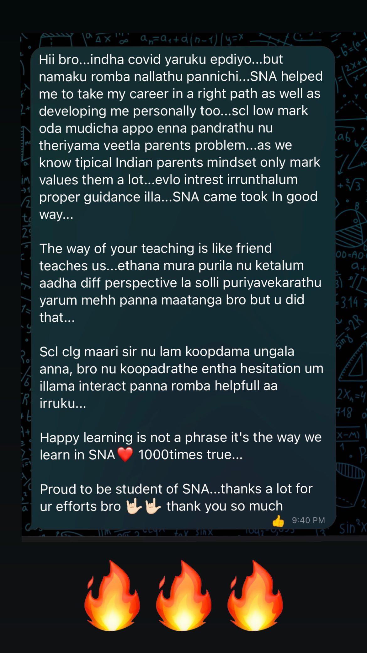 SNA student