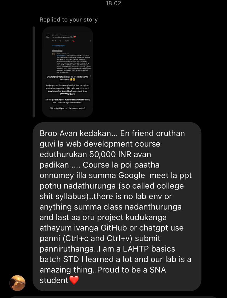 SNA student